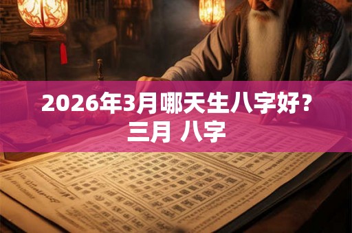 2026年3月哪天生八字好?三月 八字 2026年3月哪天生八字好?三月 八字