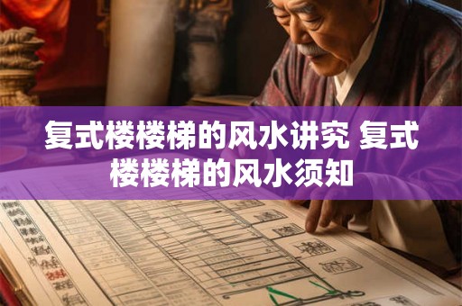 复式楼楼梯的风水讲究 复式楼楼梯的风水须知