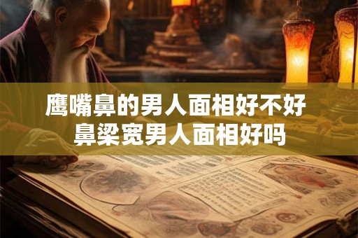 鹰嘴鼻的男人面相好不好 鼻梁宽男人面相好吗