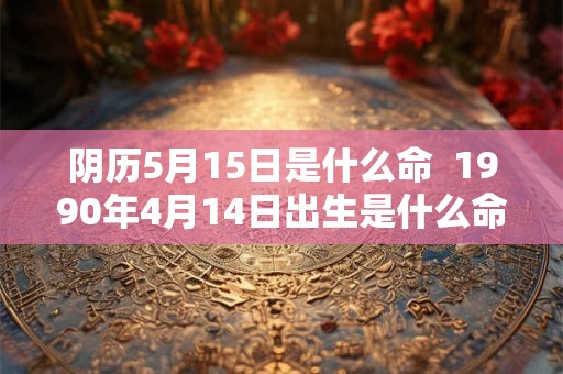 阴历5月15日是什么命  1990年4月14日出生是什么命