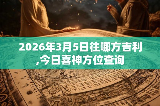 2026年3月5日往哪方吉利,今日喜神方位查询 2026年3月5日往哪方吉利,今日喜神方位查询