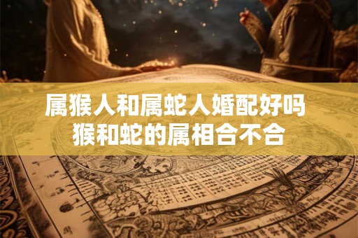 属猴人和属蛇人婚配好吗 猴和蛇的属相合不合