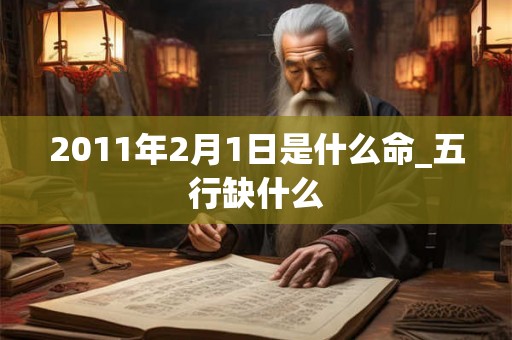 2011年2月1日是什么命_五行缺什么