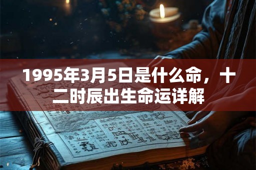 1995年3月5日是什么命,十二时辰出生命运详解 1995年3月5日是什么命,十二时辰出生命运详解
