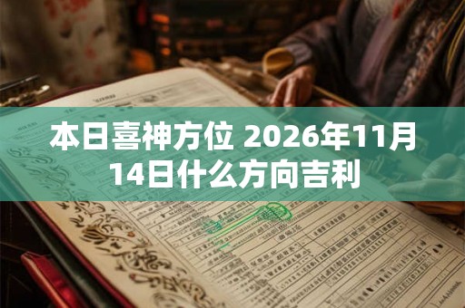 本日喜神方位 2026年11月14日什么方向吉利