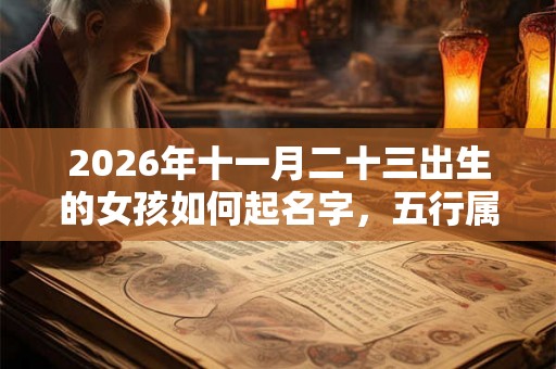 2026年十一月二十三出生的女孩如何起名字，五行属什么