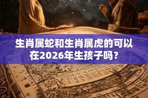 生肖属蛇和生肖属虎的可以在2026年生孩子吗? 生肖属蛇和生肖属虎的可以在2026年生孩子吗?