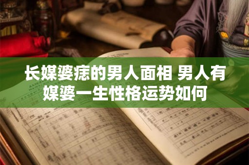 长媒婆痣的男人面相 男人有媒婆一生性格运势如何