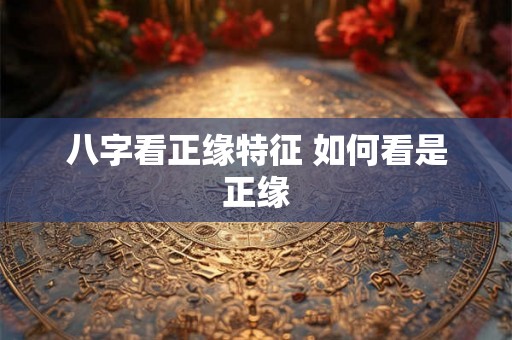 八字看正缘特征 如何看是正缘