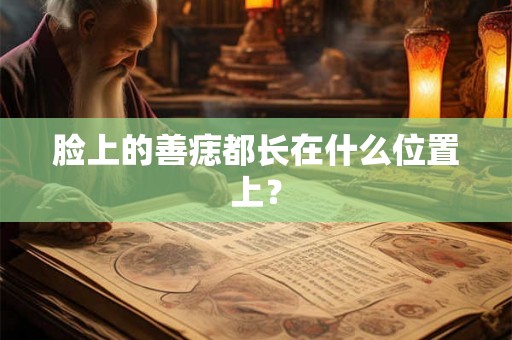 脸上的善痣都长在什么位置上? 脸上的善痣都长在什么位置上?