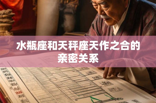 水瓶座和天秤座天作之合的亲密关系 水瓶座和天秤座天作之合的亲密关系