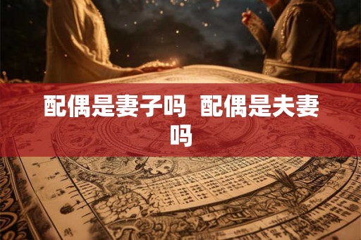 配偶是妻子吗  配偶是夫妻吗
