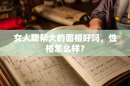 女人腮帮大的面相好吗，性格怎么样？