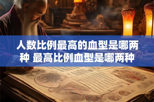 人数比例最高的血型是哪两种 最高比例血型是哪两种 人数比例最高的血型是哪两种 最高比例血型是哪两种