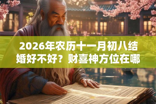 2026年农历十一月初八结婚好不好？财喜神方位在哪？