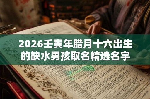 2026壬寅年腊月十六出生的缺水男孩取名精选名字