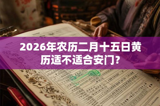 2026年农历二月十五日黄历适不适合安门？