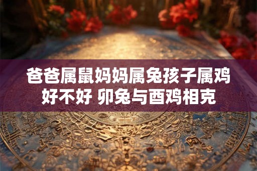 爸爸属鼠妈妈属兔孩子属鸡好不好 卯兔与酉鸡相克