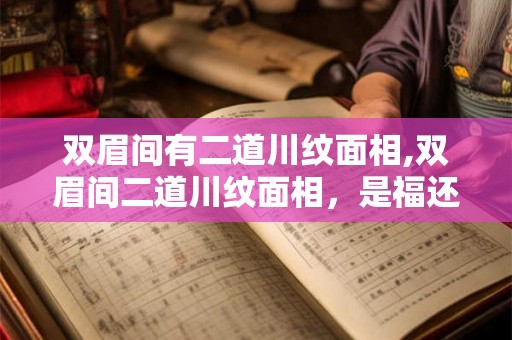 双眉间有二道川纹面相,双眉间二道川纹面相，是福还是祸？
