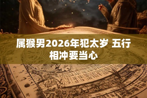 属猴男2026年犯太岁 五行相冲要当心