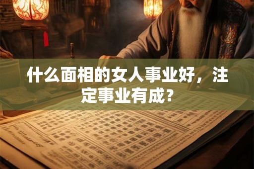 什么面相的女人事业好,注定事业有成? 什么面相的女人事业好,注定事业有成?