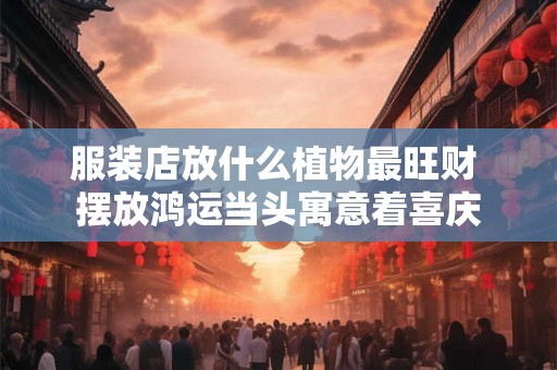 服装店放什么植物最旺财 摆放鸿运当头寓意着喜庆 服装店放什么植物最旺财 摆放鸿运当头寓意着喜庆