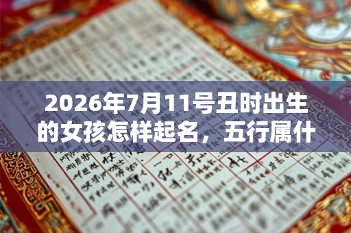 2026年7月11号丑时出生的女孩怎样起名，五行属什么
