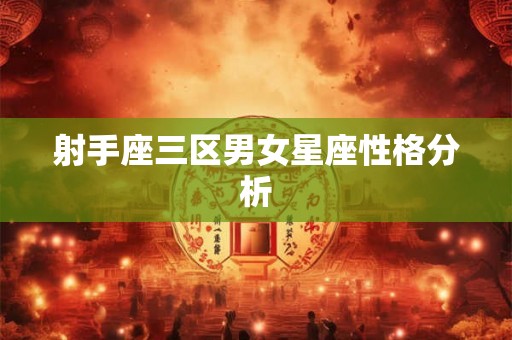 射手座三区男女星座性格分析 射手座三区男女星座性格分析