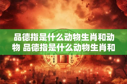 品德指是什么动物生肖和动物 品德指是什么动物生肖和动物有关