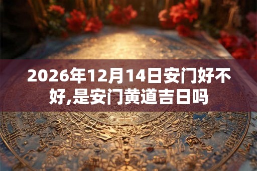 2026年12月14日安门好不好,是安门黄道吉日吗
