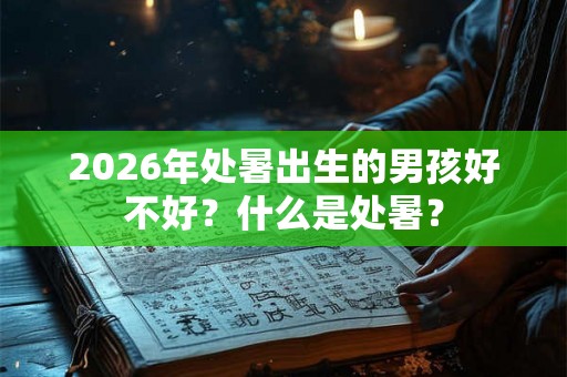 2026年处暑出生的男孩好不好？什么是处暑？