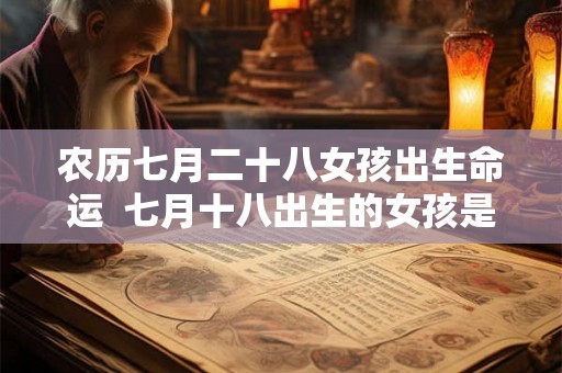 农历七月二十八女孩出生命运  七月十八出生的女孩是什么命