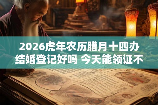 2026虎年农历腊月十四办结婚登记好吗 今天能领证不