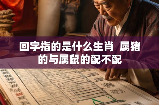 回字指的是什么生肖  属猪的与属鼠的配不配