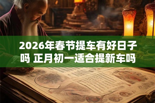 2026年春节提车有好日子吗 正月初一适合提新车吗