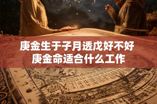 庚金生于子月透戊好不好 庚金命适合什么工作