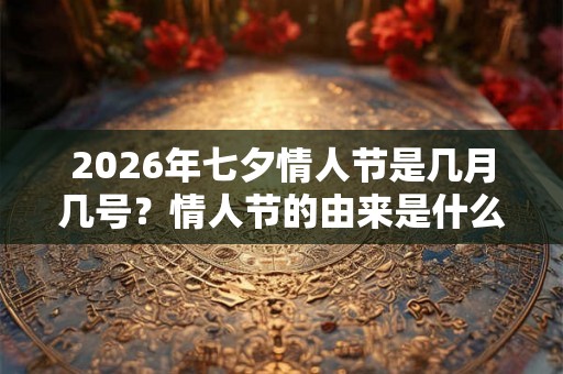 2026年七夕情人节是几月几号?情人节的由来是什么? 2026年七夕情人节是几月几号?情人节的由来是什么?
