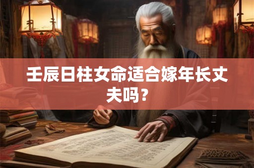 壬辰日柱女命适合嫁年长丈夫吗？