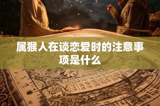 属猴人在谈恋爱时的注意事项是什么