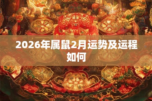 2026年属鼠2月运势及运程如何 2026年属鼠2月运势及运程如何