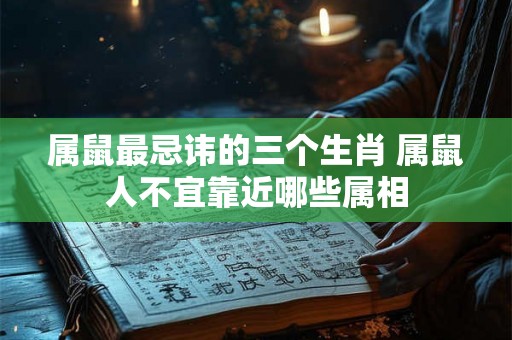 属鼠最忌讳的三个生肖 属鼠人不宜靠近哪些属相