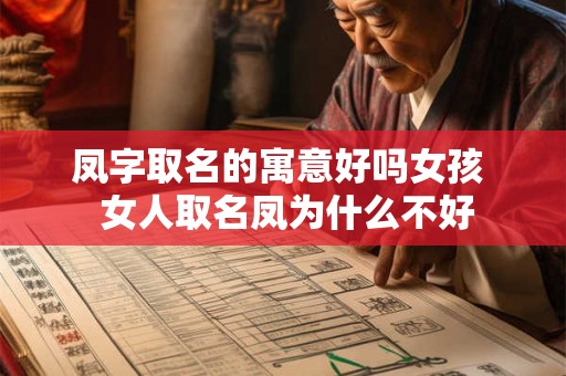 凤字取名的寓意好吗女孩  女人取名凤为什么不好