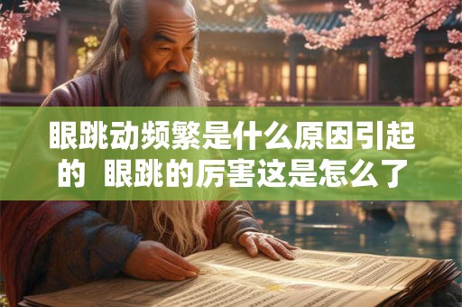 眼跳动频繁是什么原因引起的  眼跳的厉害这是怎么了