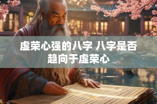虚荣心强的八字 八字是否趋向于虚荣心