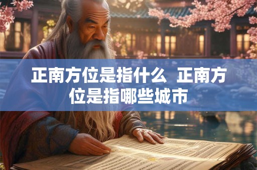 正南方位是指什么 正南方位是指哪些城市 正南方位是指什么 正南方位是指哪些城市