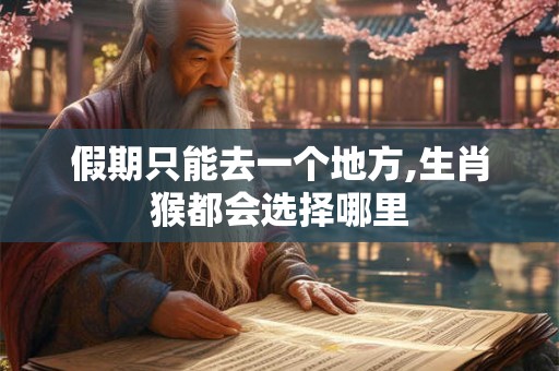 假期只能去一个地方,生肖猴都会选择哪里
