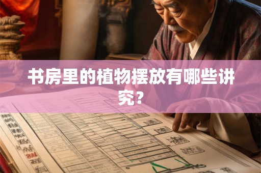 书房里的植物摆放有哪些讲究? 书房里的植物摆放有哪些讲究?