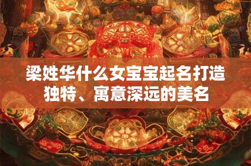 梁姓华什么女宝宝起名打造独特、寓意深远的美名 梁姓华什么女宝宝起名打造独特、寓意深远的美名