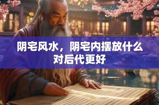 阴宅风水,阴宅内摆放什么对后代更好 阴宅风水,阴宅内摆放什么对后代更好