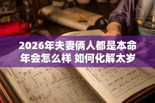 2026年夫妻俩人都是本命年会怎么样 如何化解太岁